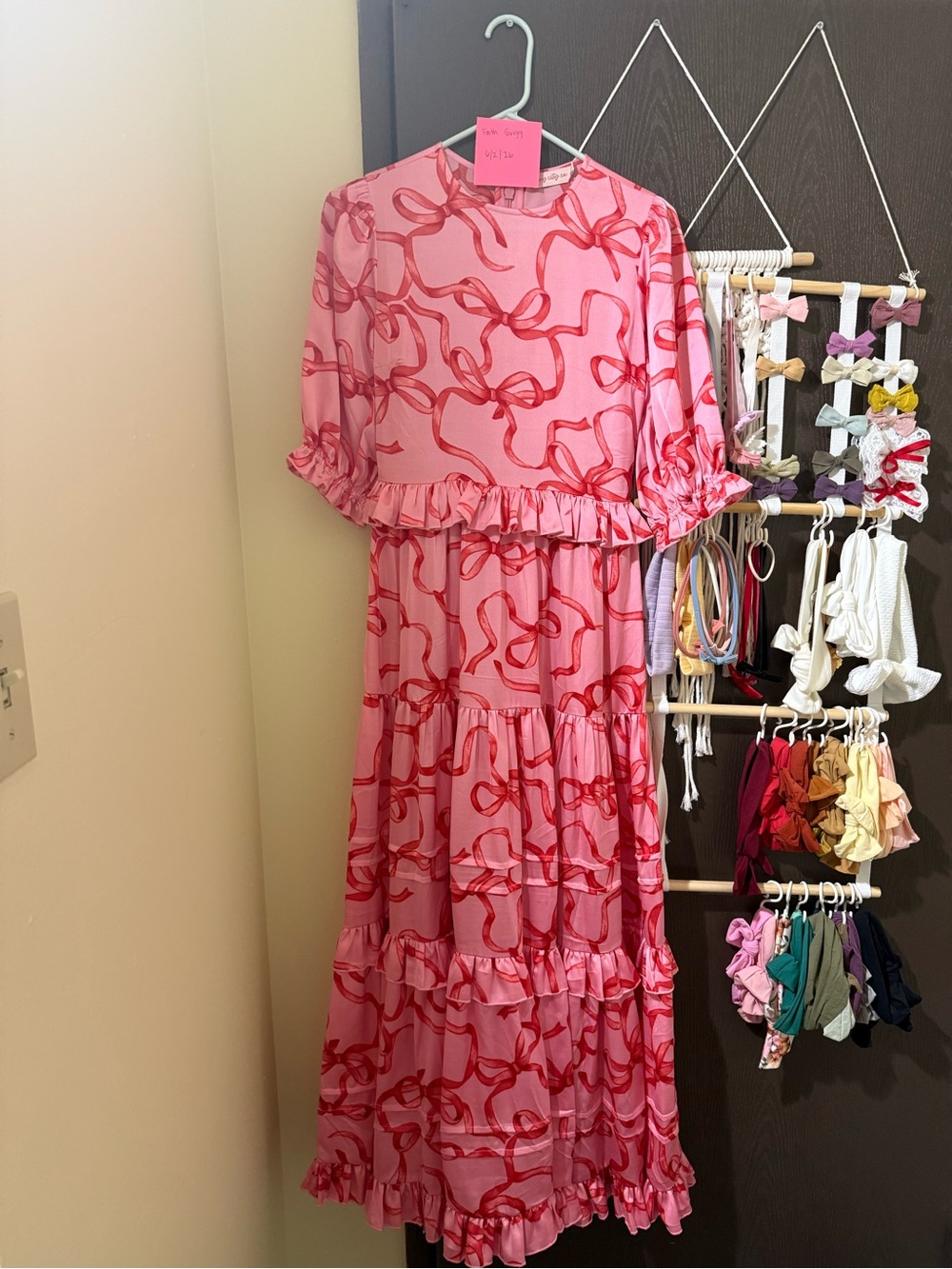 Ivy City Co Ribbons and Bows Dress